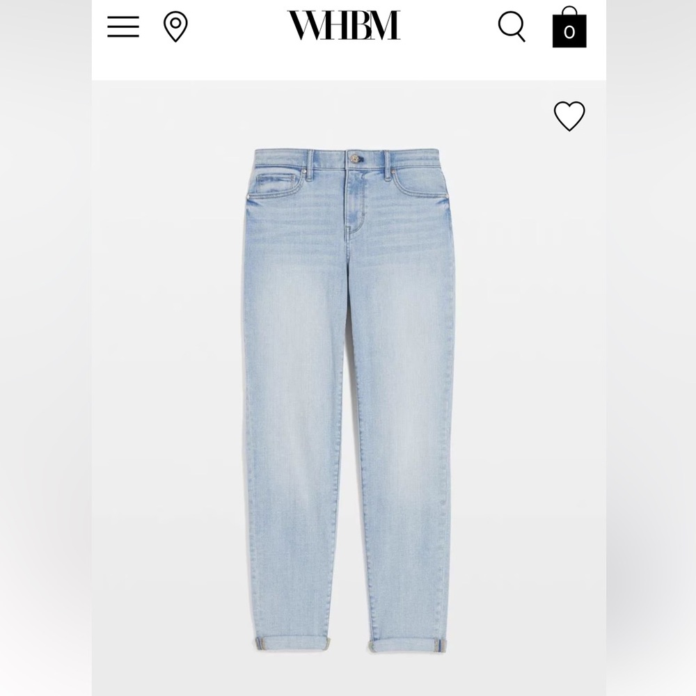 White House Black Market Girlfriend Jeans